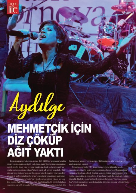 MOONLiFE Dergi - AYLIK YAŞAM, CEMİYET VE MAGAZİN DERGİSİ EKİM 2019-ÖZEL SAYI / SAYI: 63