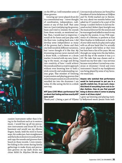 Issue 10 - Sarah Thawer - October 2019