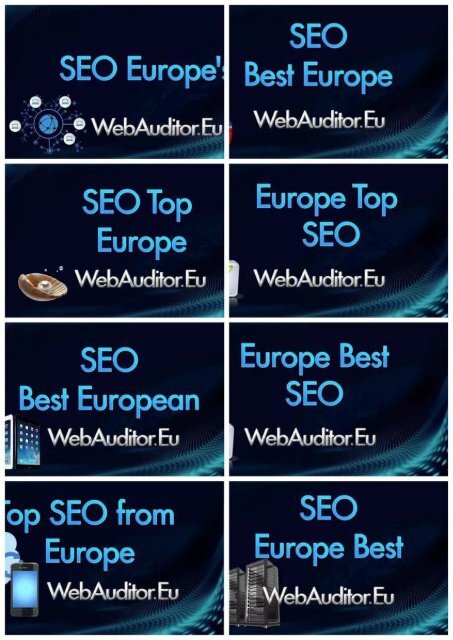 European Online Marketing #WebAuditor.Eu for The Best Digital Agency in Europe