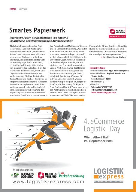 Handelsverband Journal RETAIL 3/2019