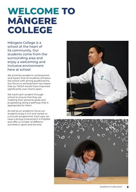 Mangere College Prospectus