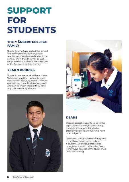 Mangere College Prospectus