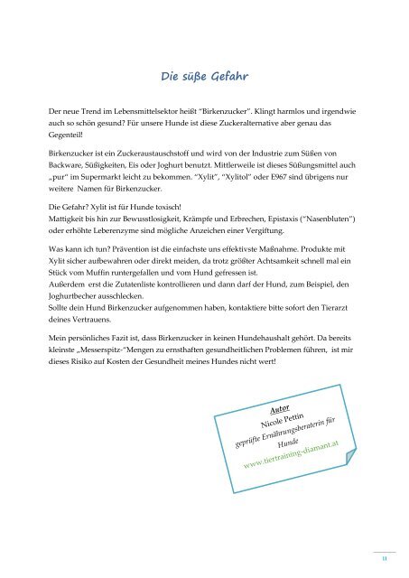 TiertrainingDiamant_HerbstWinter2019_1.Ausgabe_20.10.2019