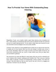 How To Provide Best Deep Cleaning_ Shine End of Lease Cleaning Melbourne