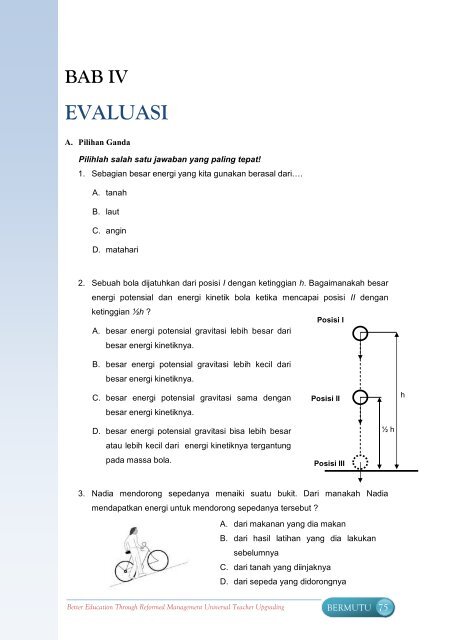 Energi dan Perubahannya