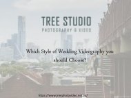 Which Style of Wedding Videography you should Choose?
