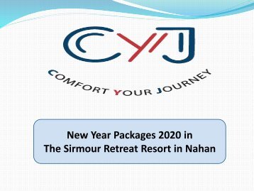 New Year 2020 | New Year Packages 2020 in The Sirmour Retreat Resort in Nahan
