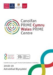 PRIME Annual Report 2018-19_Cymraeg