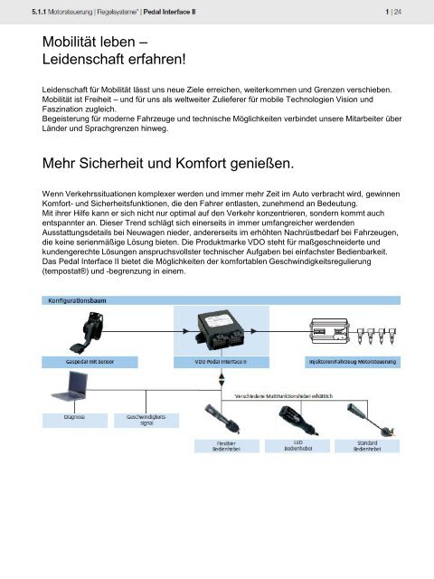 Katalog Motorsteuerung iO Module