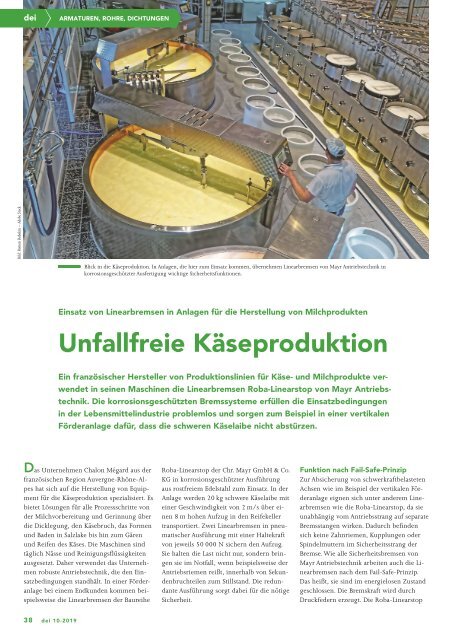 dei – Prozesstechnik für die Lebensmittelindustrie 10.2019