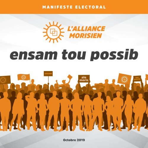 Alliance Morisien manifeste electorale
