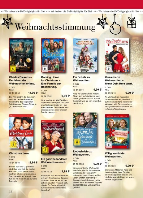 DVD-Highlights Weihnachten