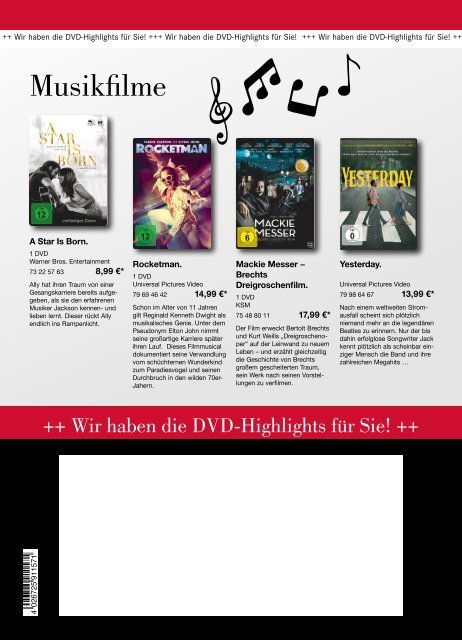 DVD-Highlights Weihnachten