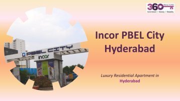 Incor pbel city hyderabad | Buy Apartment in Hyderabad