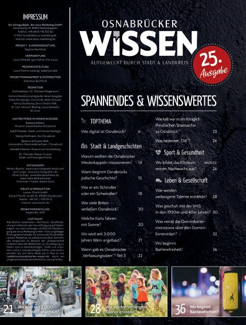 Nr. 25 (II-2019) - Osnabrücker Wissen