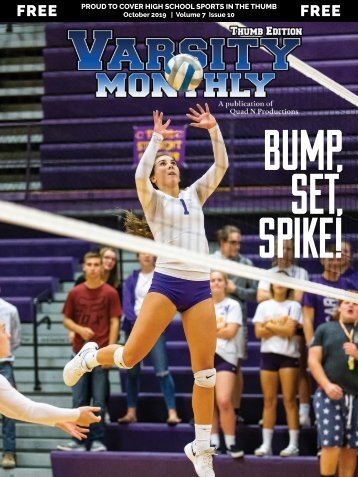 October 2019 Issue of Varsity Monthly Thumb Magazine