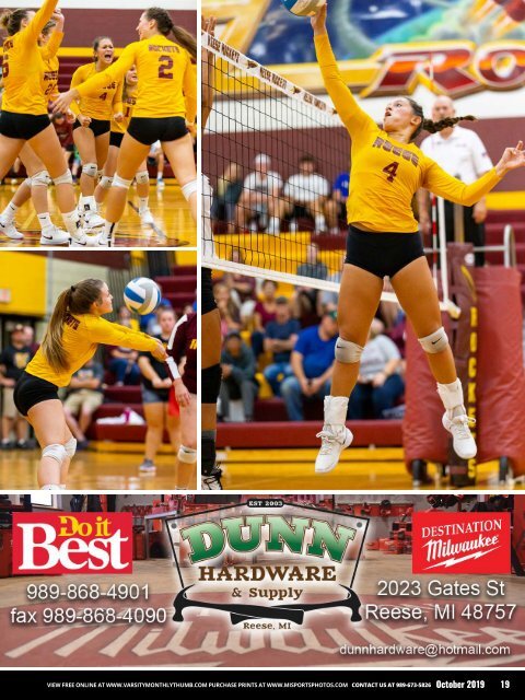 October 2019 Issue of Varsity Monthly Thumb Magazine