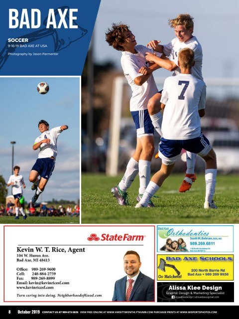 October 2019 Issue of Varsity Monthly Thumb Magazine