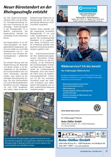 DER BIEBRICHER, Nr. 335, Oktober 2019