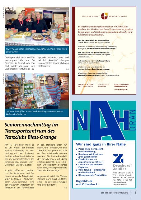 DER BIEBRICHER, Nr. 335, Oktober 2019