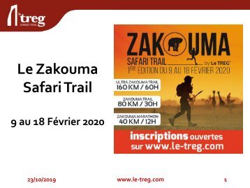 Le Zakouma Safari Trail 2020