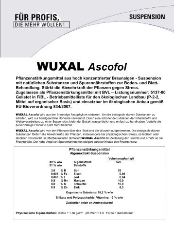 WUXAL Ascofol 1- 2010 - Grashobber