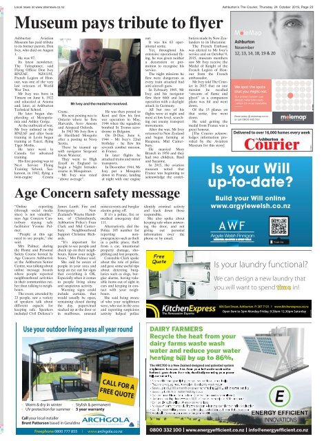 Ashburton Courier: October 24, 2019