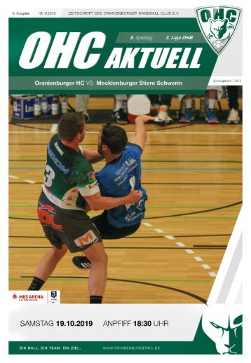 OHC - OHC aktuell - 6. Heimspiel Saison 2019/20