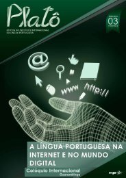 Platô vol. 2, n.º 3 (2013) A Língua Portuguesa na Internet e no Mundo Digital