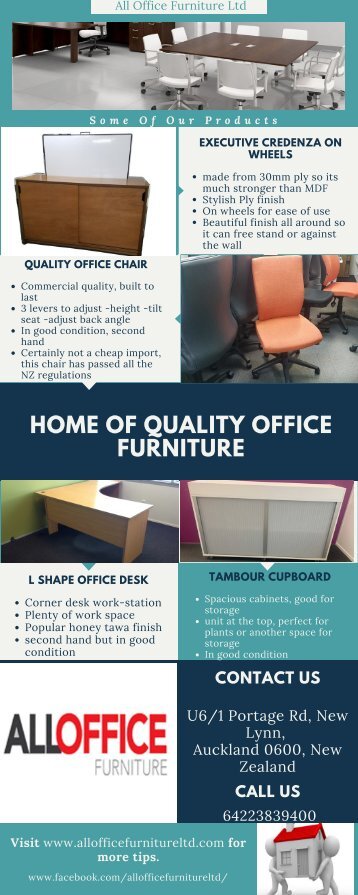 Second Hand Office Furniture