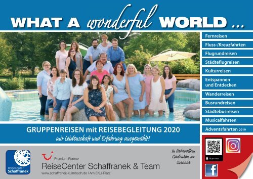 Bayreuther Sonntagszeitung / Reisecenter Schaffranek Leserreisen 2020 