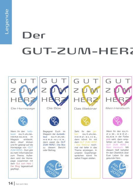 GUT ZUM HERZ | Das Magazin Ausgabe Oktober 2019 »Der Wald«