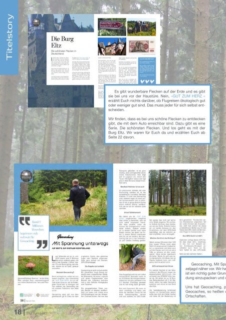 GUT ZUM HERZ | Das Magazin Ausgabe Oktober 2019 »Der Wald«