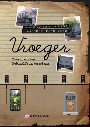 Jaarboek 2019 Vroeger...