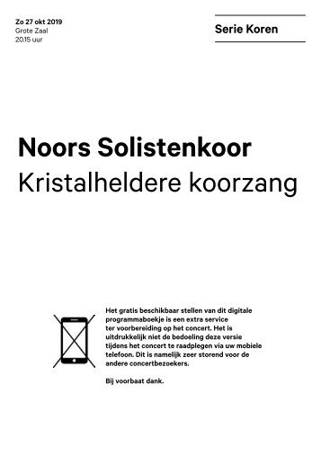 2019 10 27 Noors Solistenkoor