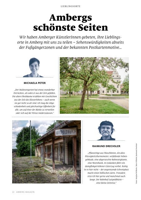 Amberg Magazin Herbst/Winter 2019/2020