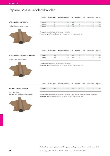 Produktekatalog Packaging