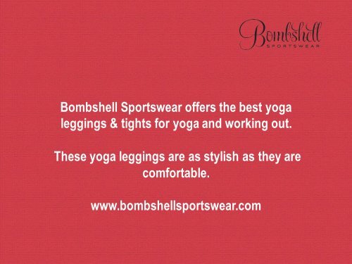 Best Yoga Leggings 2019 | Bombshell