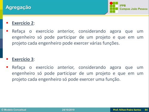 BD1 - O Modelo Conceitual