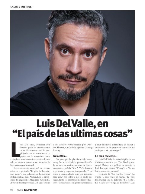 Revista Sala de Espera RD. Nro 61 octubre/nov 2019