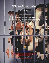 The Cost Ineffectiveness of Mandatory Minimum Sentencing In The U.S.