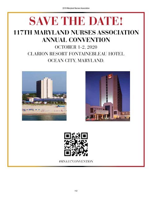 2019 Maryland Nurses Association Annual Convention