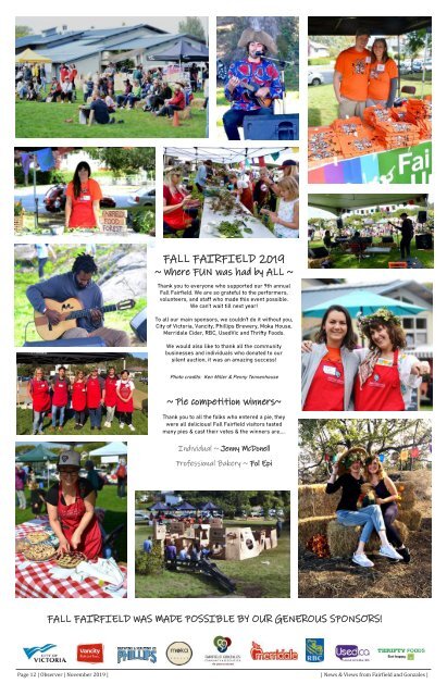 Fairfield Gonzales Observer November 2019