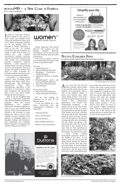 Fairfield Gonzales Observer November 2019