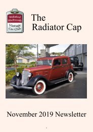 The Radiator Cap 