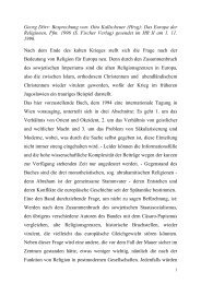 Dr. Georg Doerr -- Rezension von: Otto Kallscheuer (Hg.): Das Europa der Religionen. S. Fischer:  Frankfurt am Main 1996. 