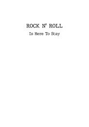 Rock N' Roll Is Here to Stay