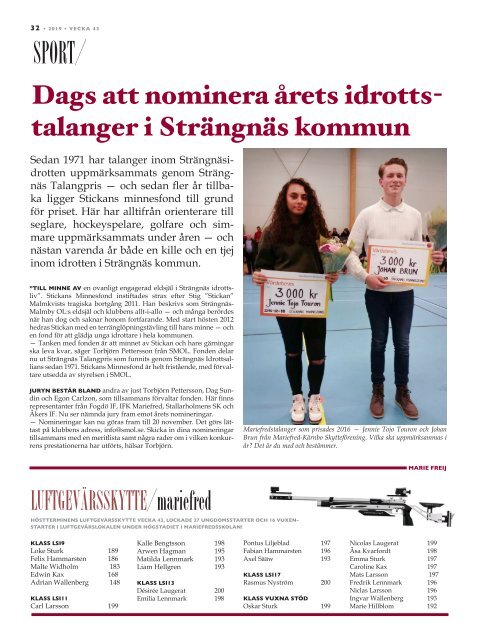 Mariefreds Tidning/Måsen vecka43