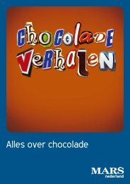 kun je de brochure Chocoladeverhalen downloaden - Mars