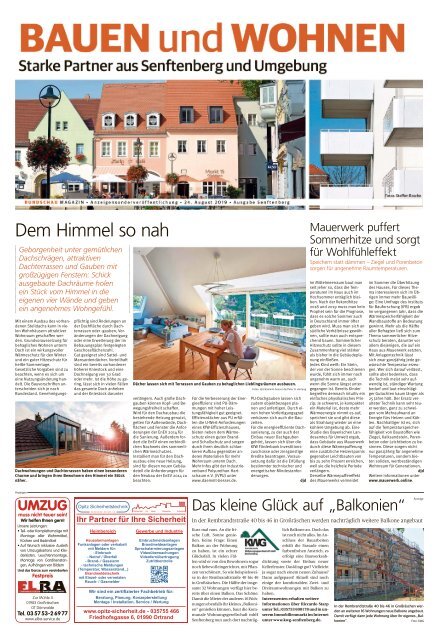 Magazin Bauen und Wohnen SEN Oktober 2019